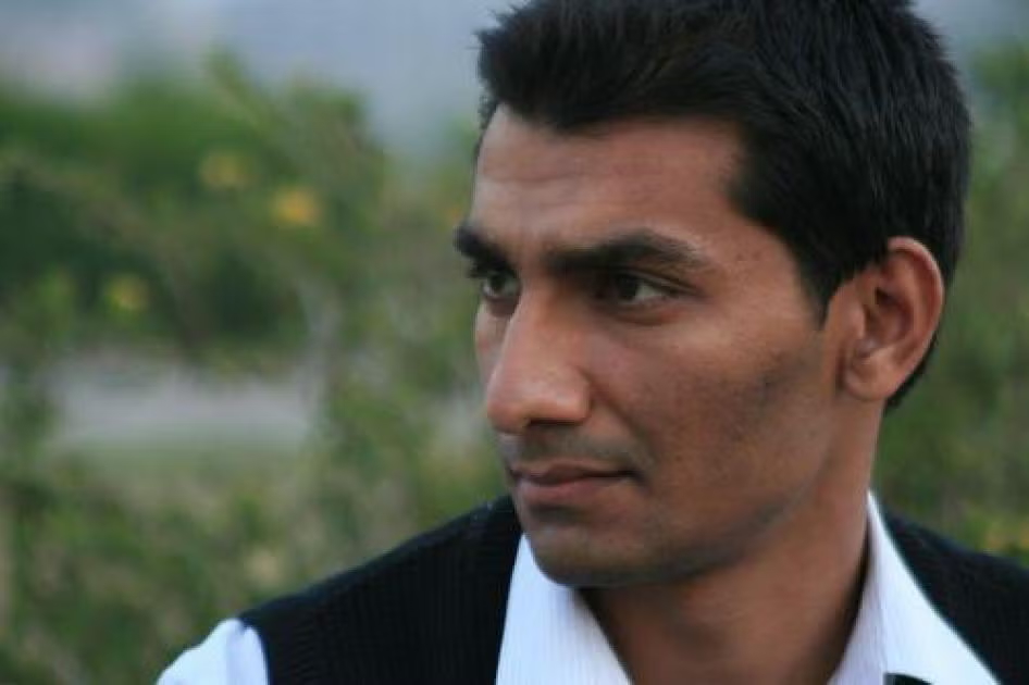 Portrait of former university lecturer Junaid Hafeez.